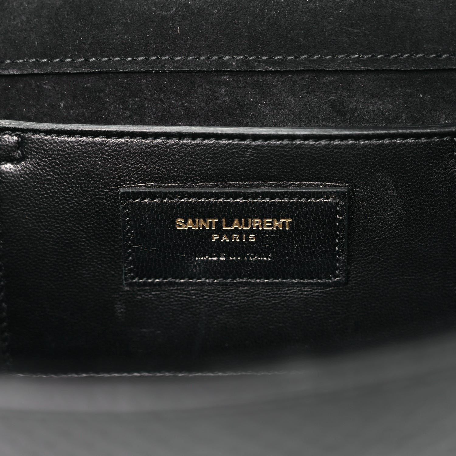 Saint Laurent Snakeskin Medium Classic Monogram Kate Tassel Satchel Black 5 of 9