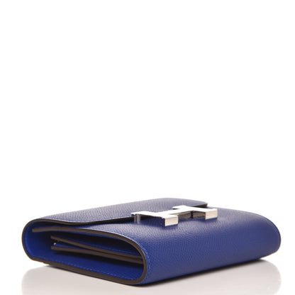 Hermes Epsom Constance Short Wallet Bleu Electrique 4 of 8
