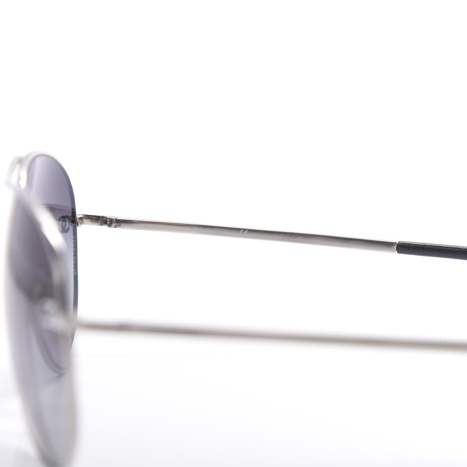 Chanel Aviator CC Sunglasses 4189-T-Q Black 6 of 8