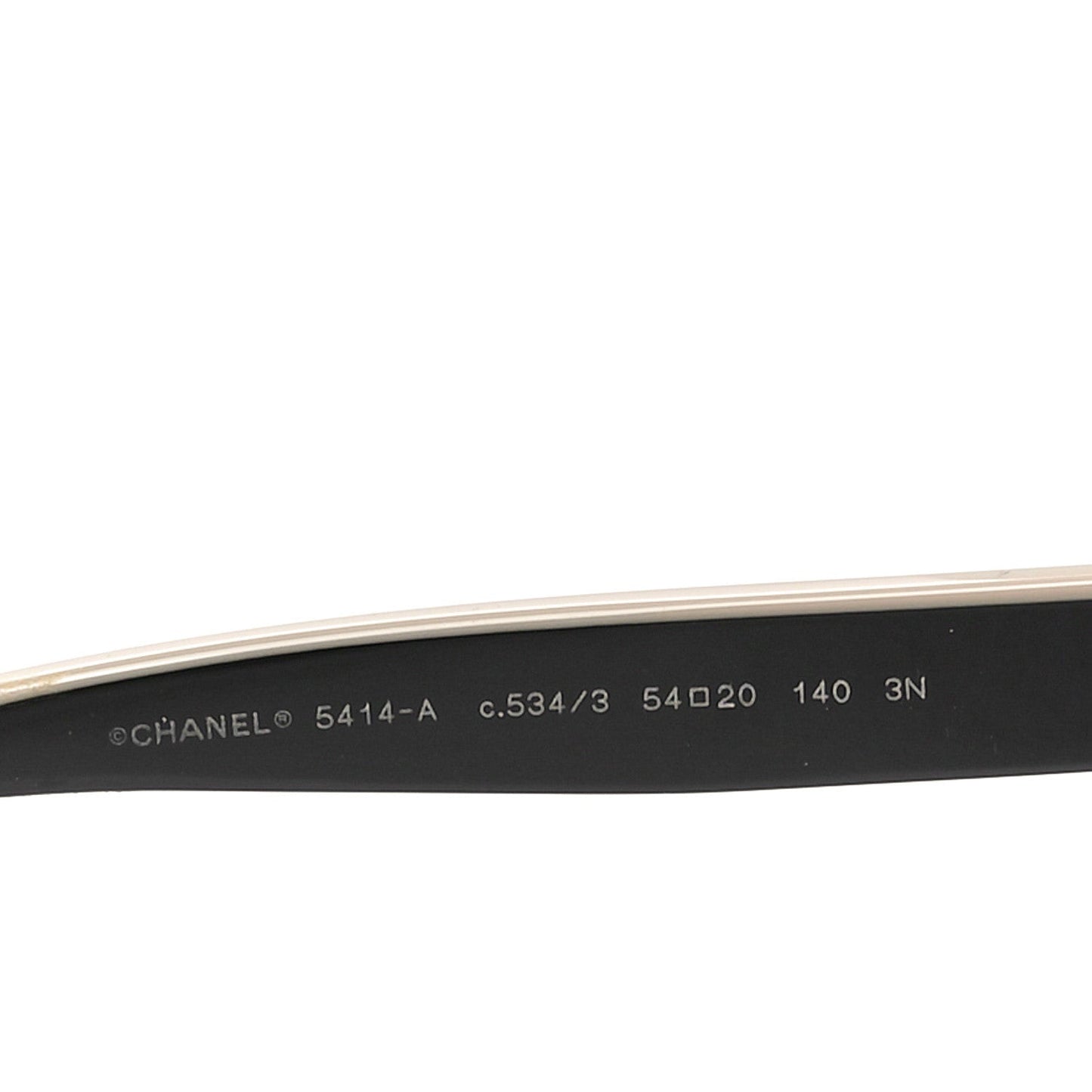 Acetate CC Butterfly Sunglasses 5414-A Black Beige
