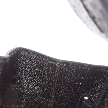 Hermes Ostrich Birkin 30 Black 9 of 11