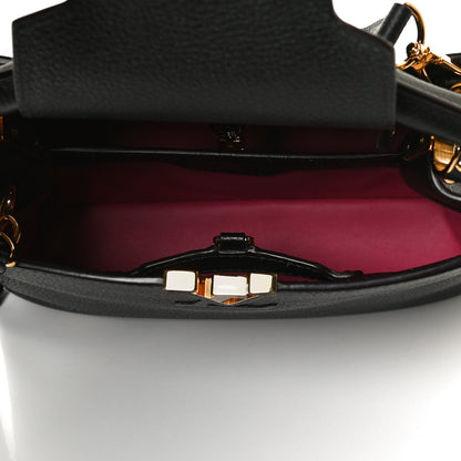 Louis Vuitton Taurillon Capucines BB Black 5 of 11