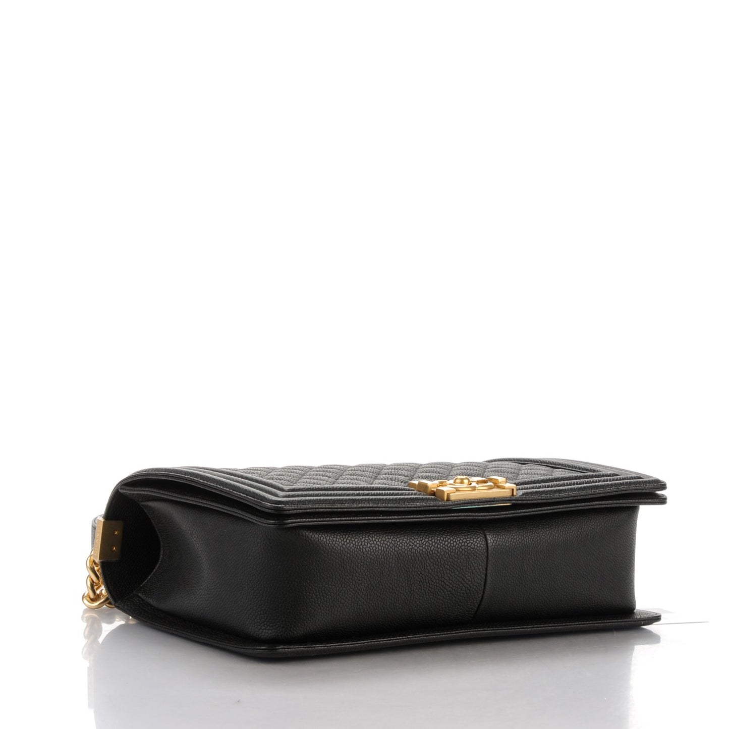 Caviar Quilted New Medium Boy Flap Black