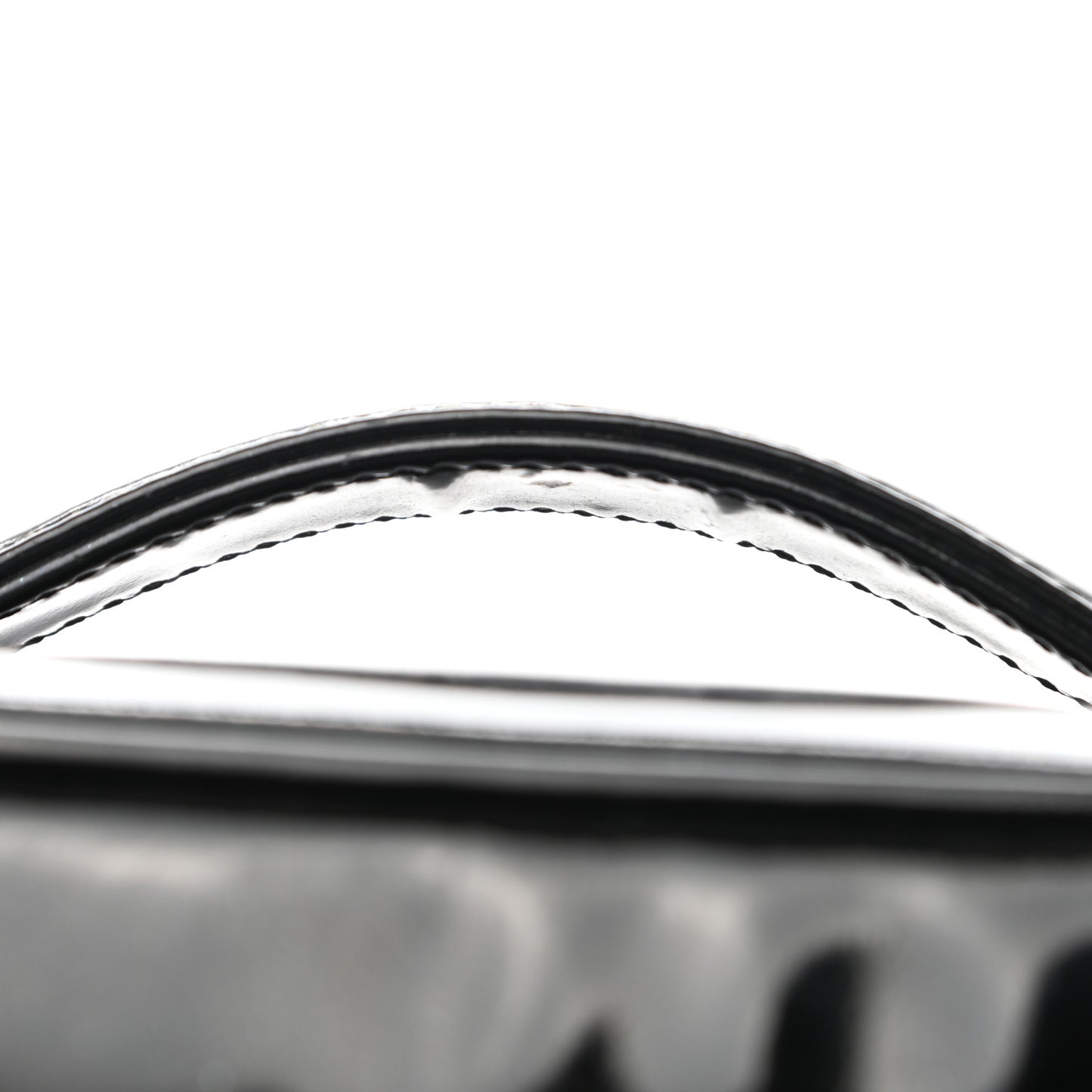 Patent Vanity Cosmetic Case Black