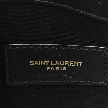 Saint Laurent Grain De Poudre Uptown Pouch Black 6 of 11