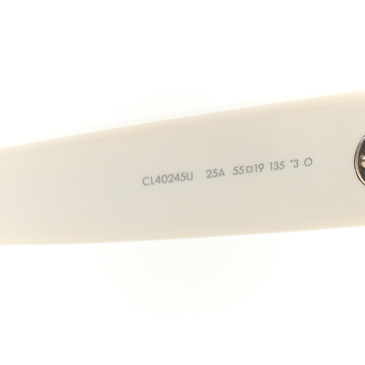 Celine Acetate Rectangular 58mm Sunglasses CL40245U White 5 of 7