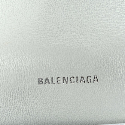 Balenciaga Crushed Calfskin Quilted Medium Crush Chain Bag Optic White 5 of 8