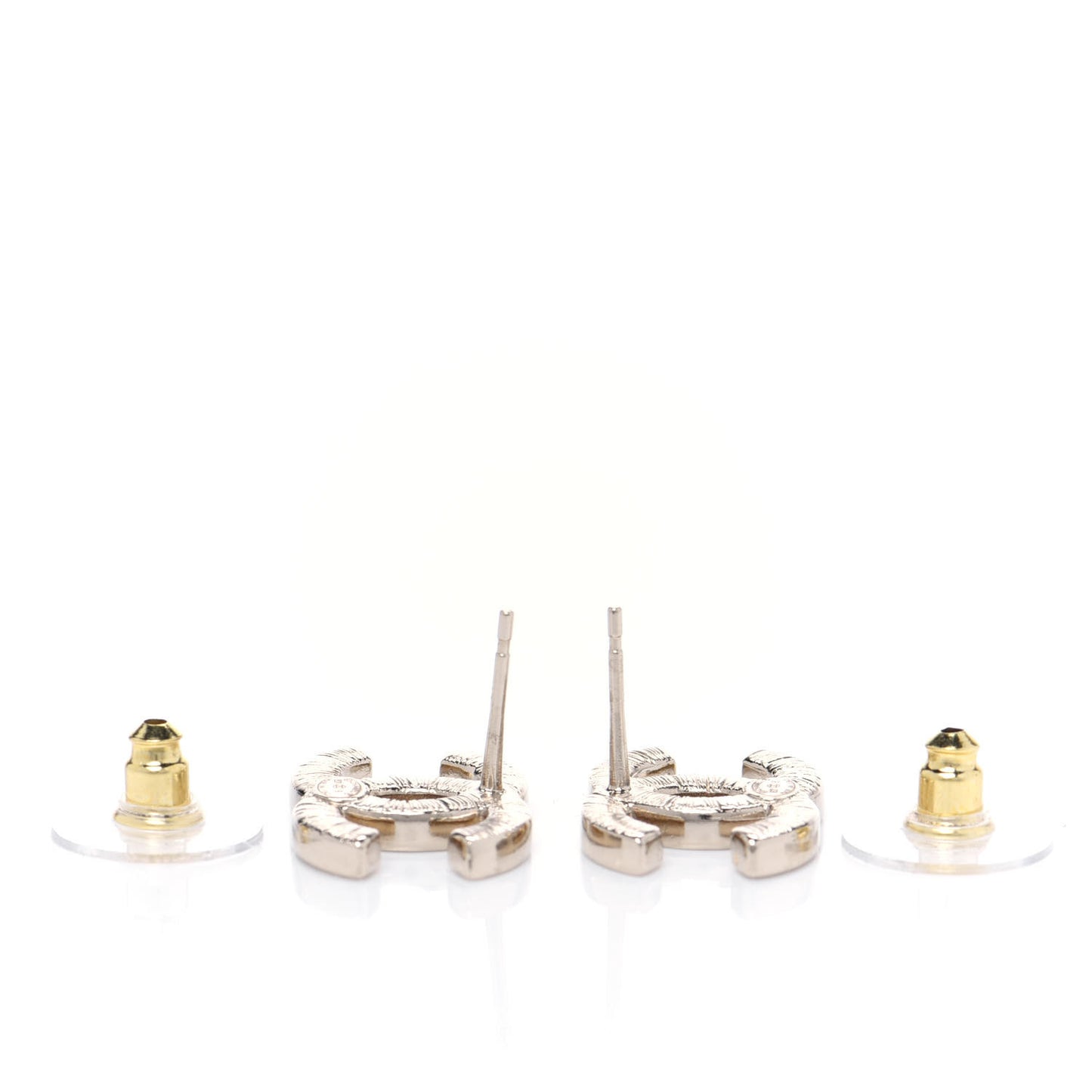 Crystal CC Earrings Gold