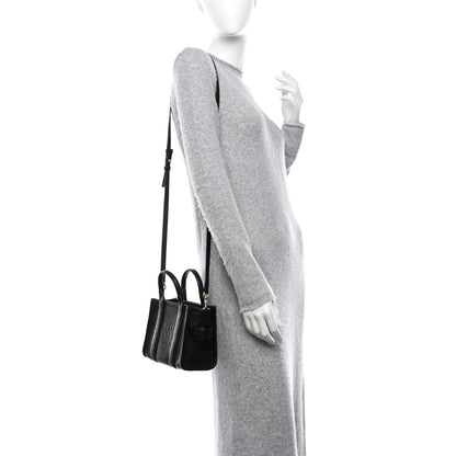 Marc Jacobs Grained Calfskin Micro The Tote Bag Black 2 of 9