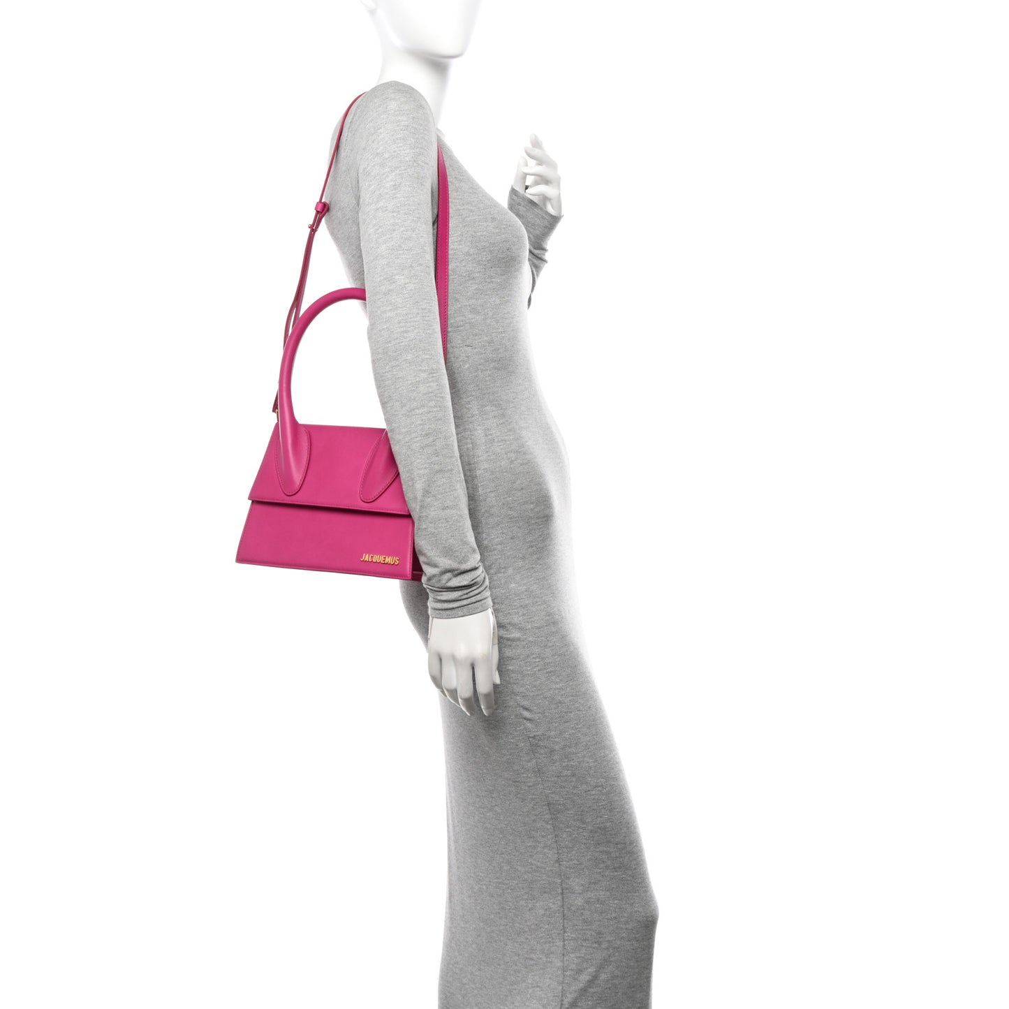 Smooth Calfskin Le Grand Chiquito Dark Pink