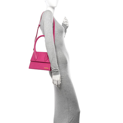 Jacquemus Smooth Calfskin Le Grand Chiquito Dark Pink 3 of 9