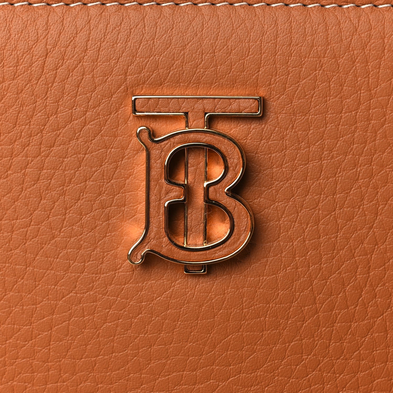 Burberry Grained Calfskin Medium Frances Tote Warm Russet 6 of 8