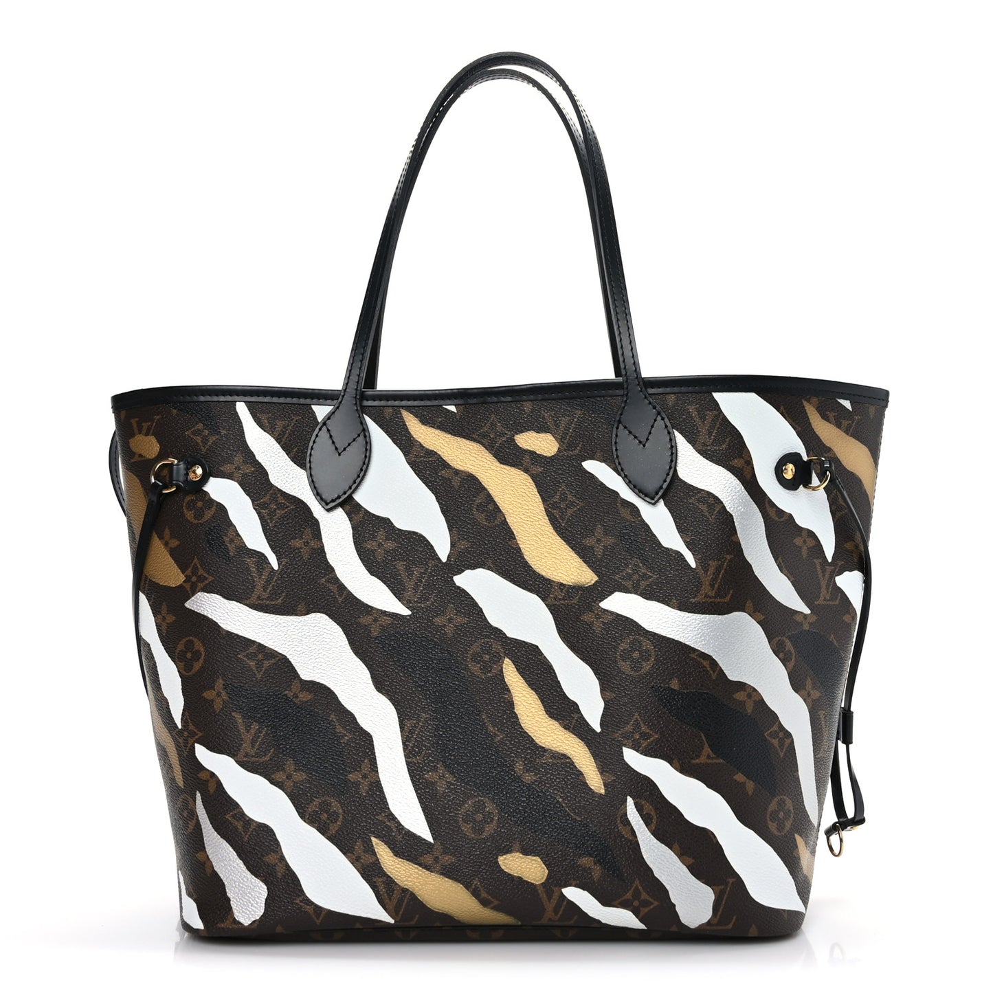 X LOL Monogram Neverfull MM Gold Silver