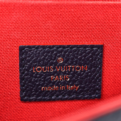 Louis Vuitton Empreinte Pochette Felicie Chain Wallet Marine Rouge 6 of 8