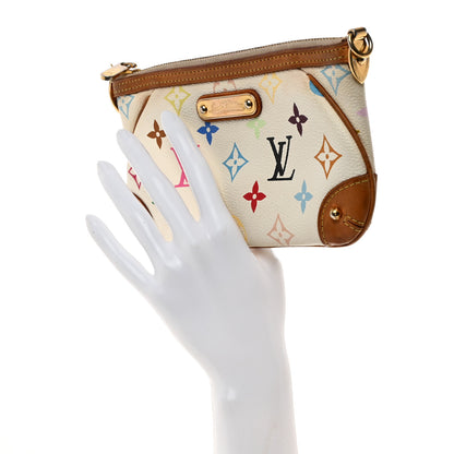 Louis Vuitton Monogram Multicolor Pochette Milla MM White 2 of 11