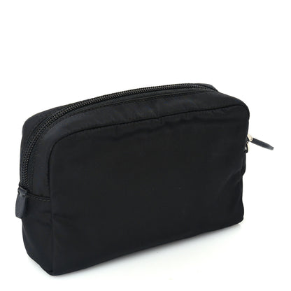 Prada Re-Nylon Saffiano Pouch Wristlet Black 2 of 6