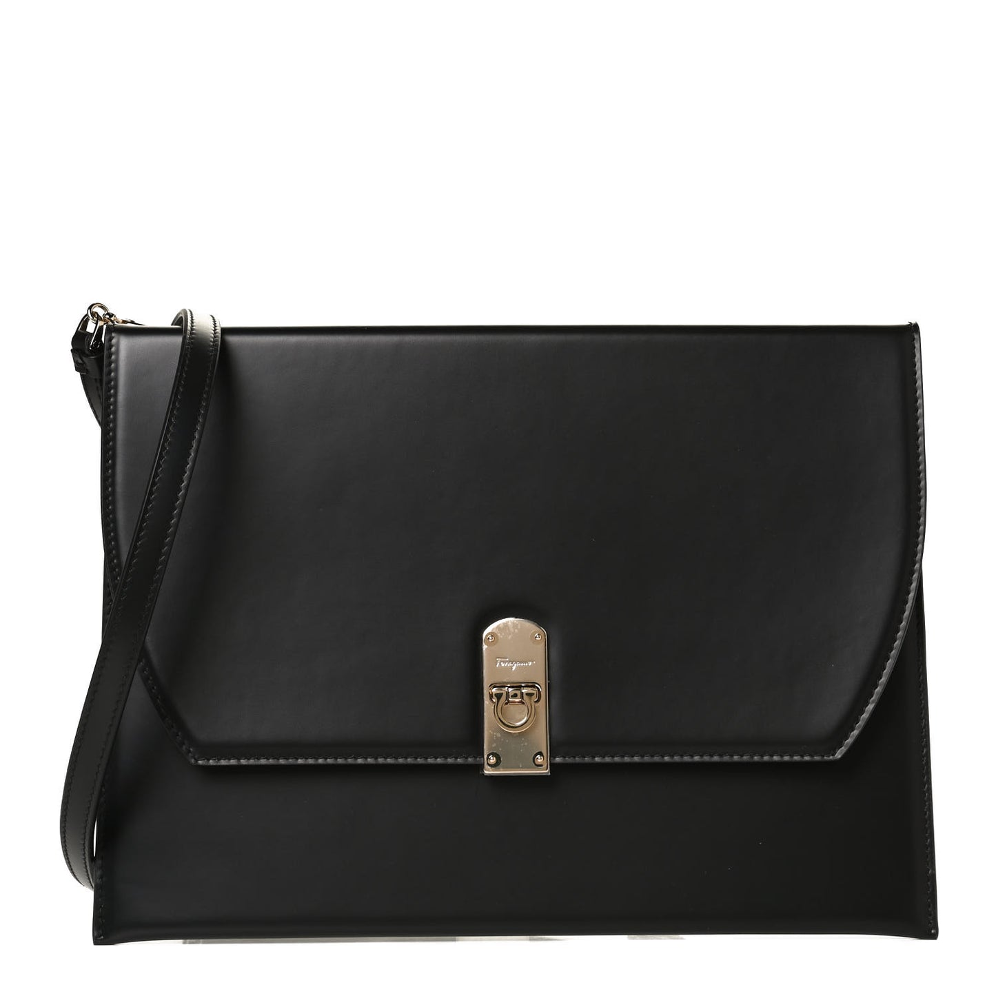 Smooth Calfskin Boxyz Shoulder Bag Black