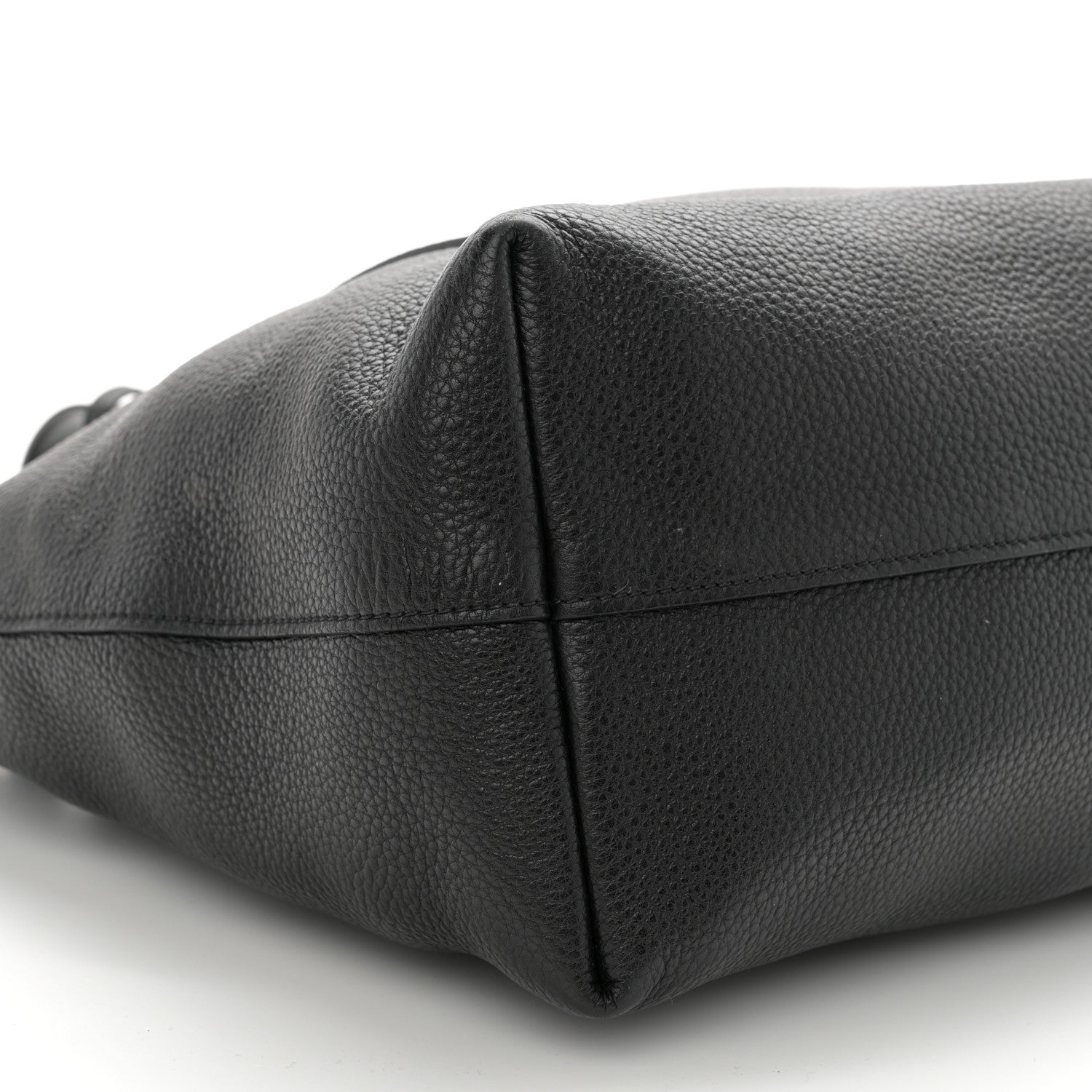 Prada Vitello Daino Pocket Shopping Tote Black 9 of 12