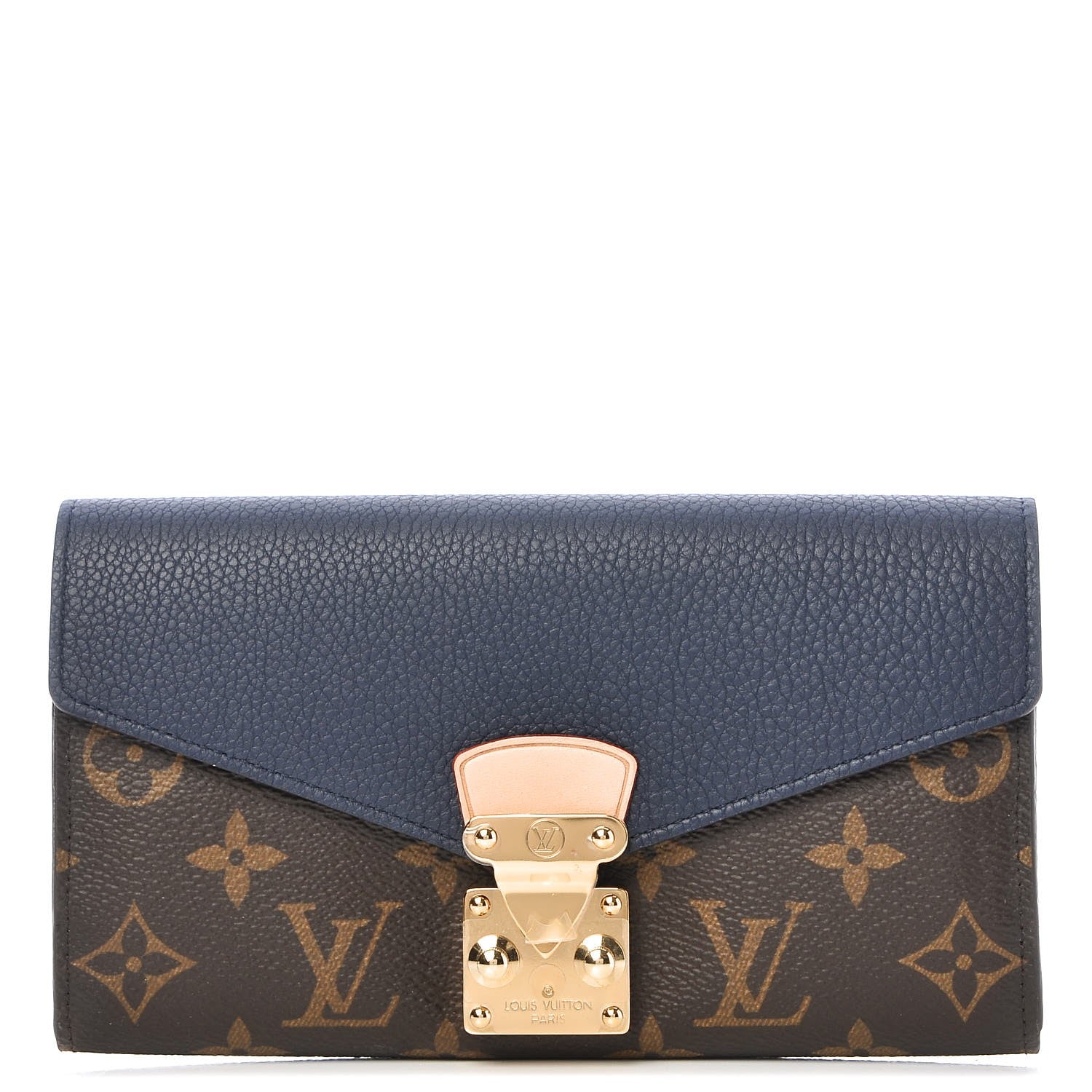 Louis Vuitton Monogram Pallas Wallet Blue Marine 1 of 6