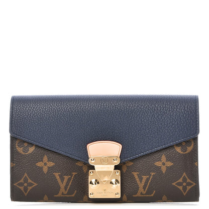 Louis Vuitton Monogram Pallas Wallet Blue Marine 1 of 6