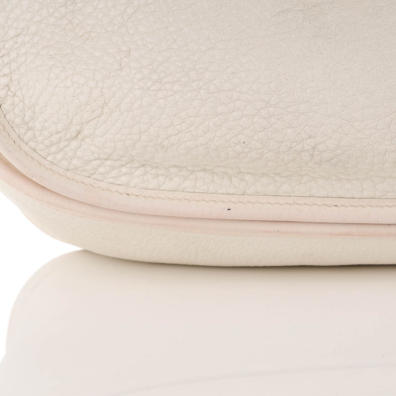 Hermes Taurillon Clemence Evelyne II GM White 13 of 20