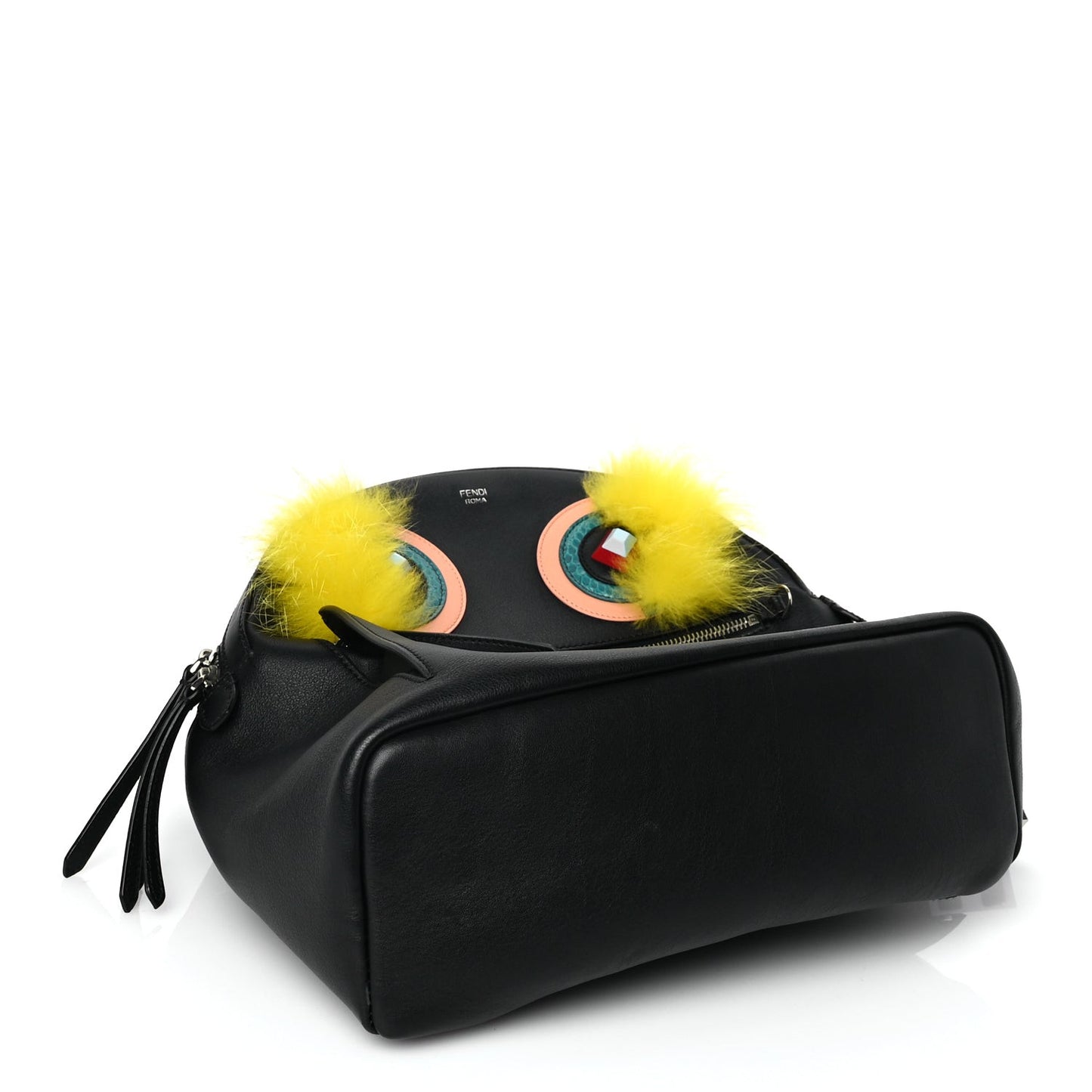 Vitello Dolce Fox Elaphe Ayers Hypnoteyes Large Backpack  Black Giallo Multicolor