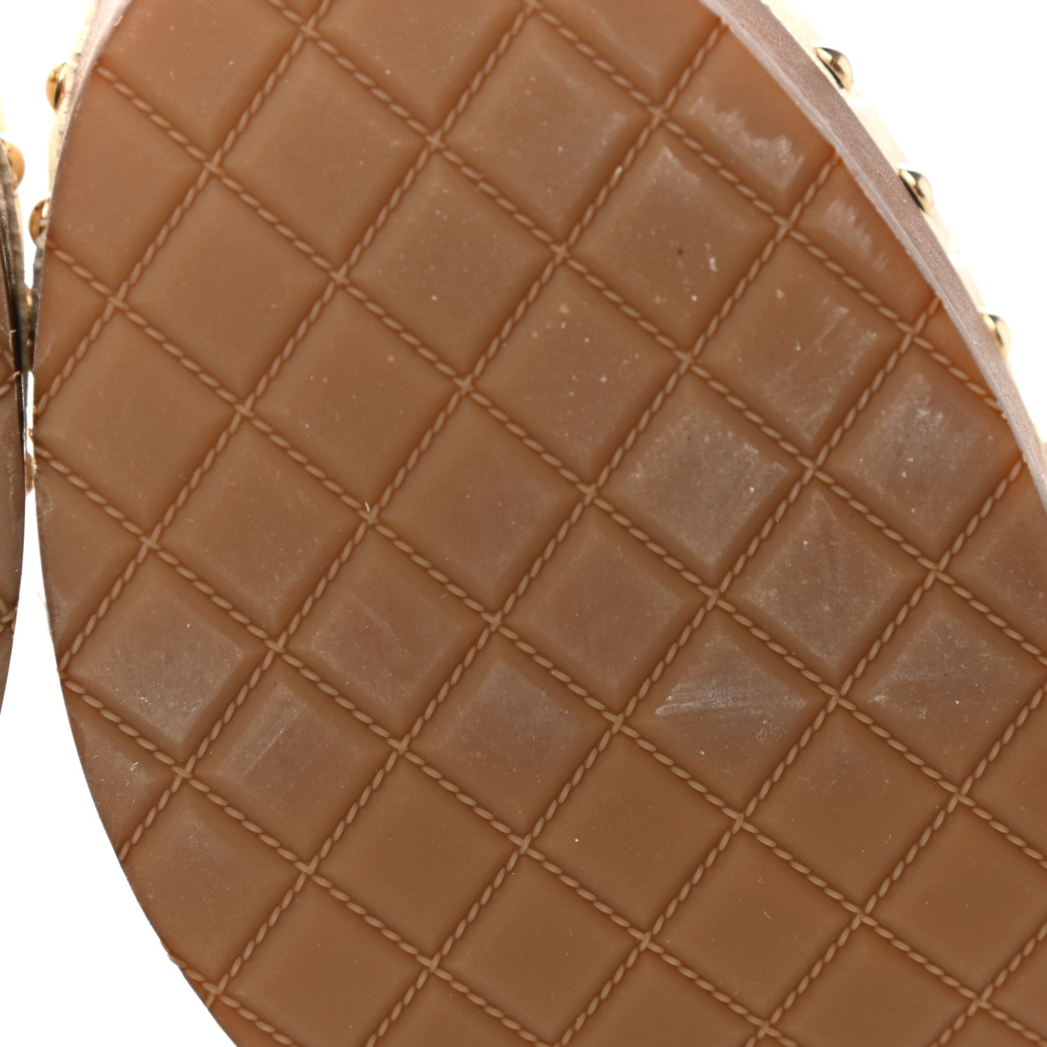 Chanel Lambskin Quilted Chain Clog Mules 39 Ivory 9 of 12