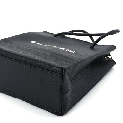 Balenciaga Calfskin Logo XXS Shopping Tote Black 8 of 8