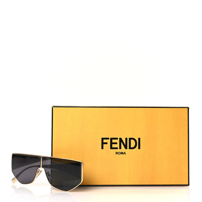 Fendi Metal Disco Geometric Sunglasses FE 40051/U Gold 7 of 7