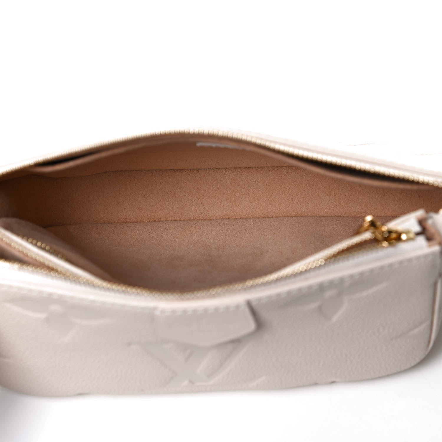 Louis Vuitton Empreinte Monogram Giant Multi Pochette Accessories Cream 5 of 12