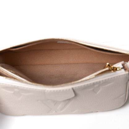 Louis Vuitton Empreinte Monogram Giant Multi Pochette Accessories Cream 5 of 12
