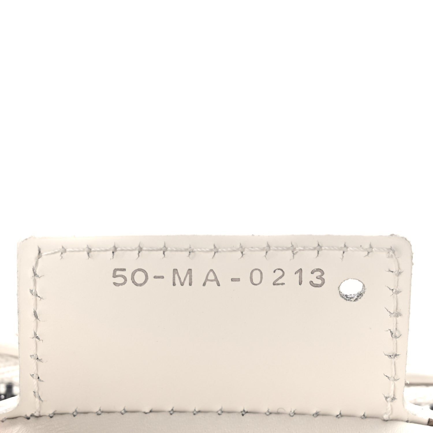 Christian Dior Calfskin Macrocannage Small Dior Caro Bag Ivory 6 of 9