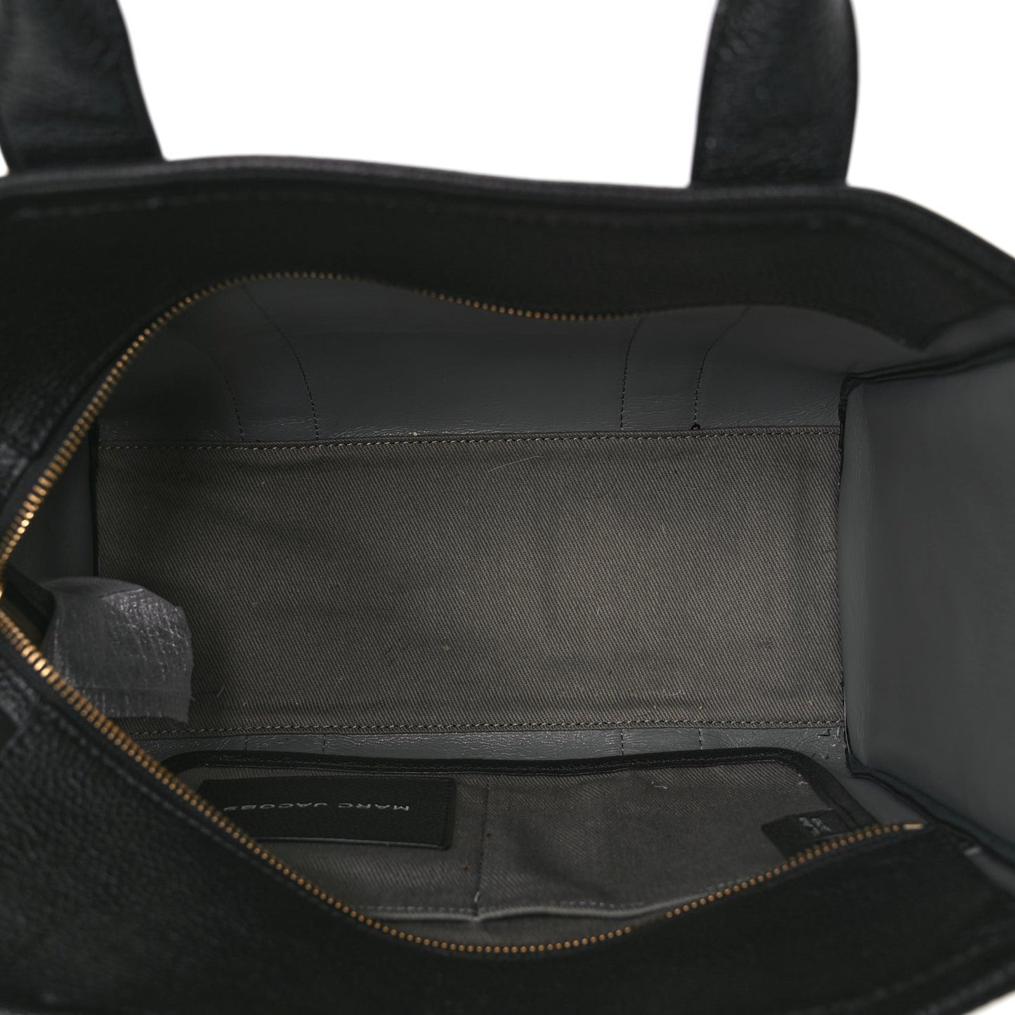 Grained Calfskin Medium The Tote Bag Black