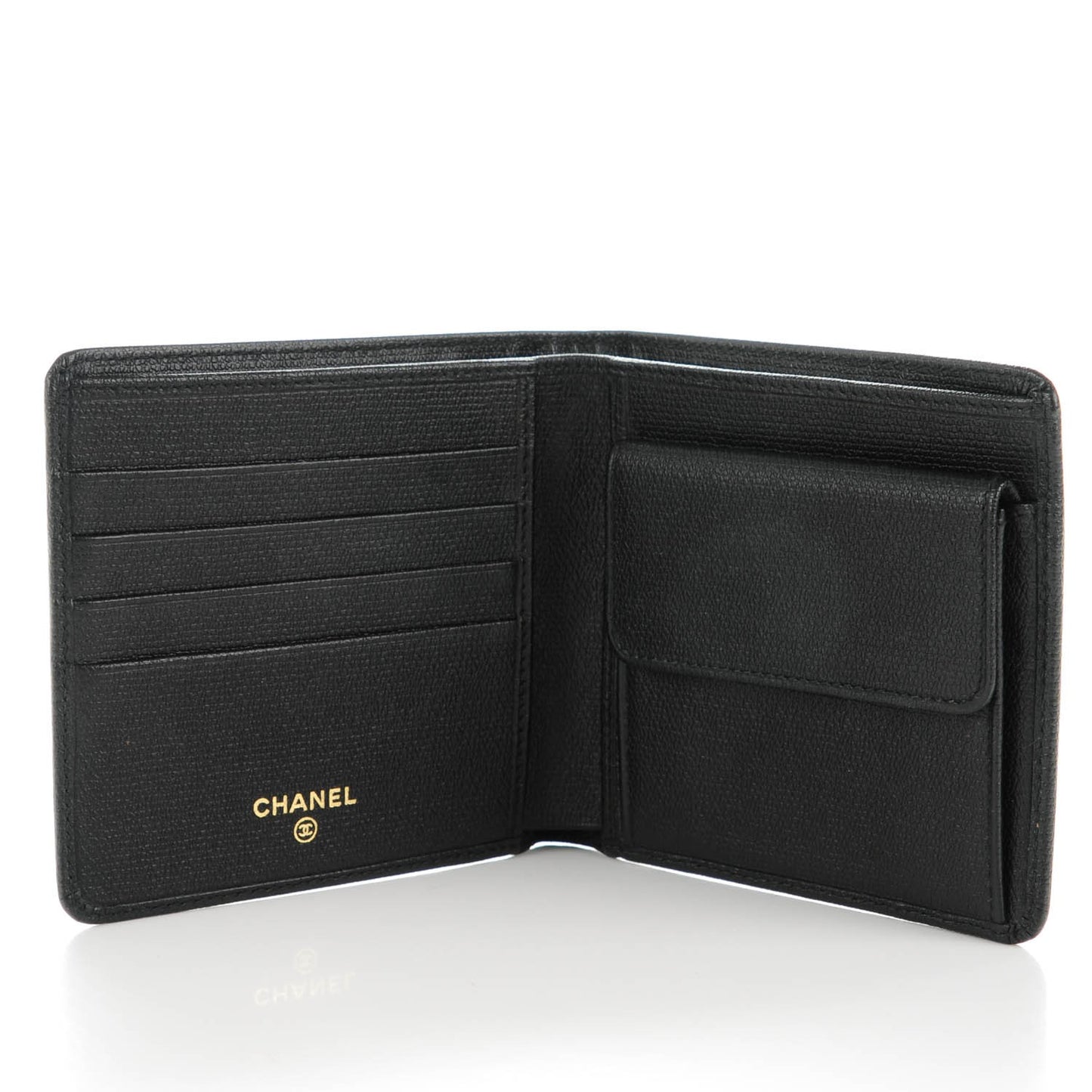 Caviar CC Bi-Fold Wallet Black
