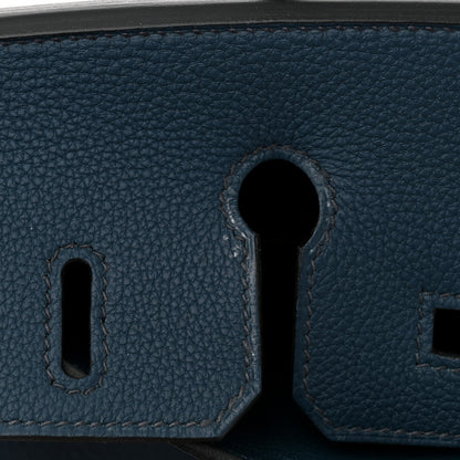 Hermes Togo Birkin 25 Bleu de Prusse 11 of 12