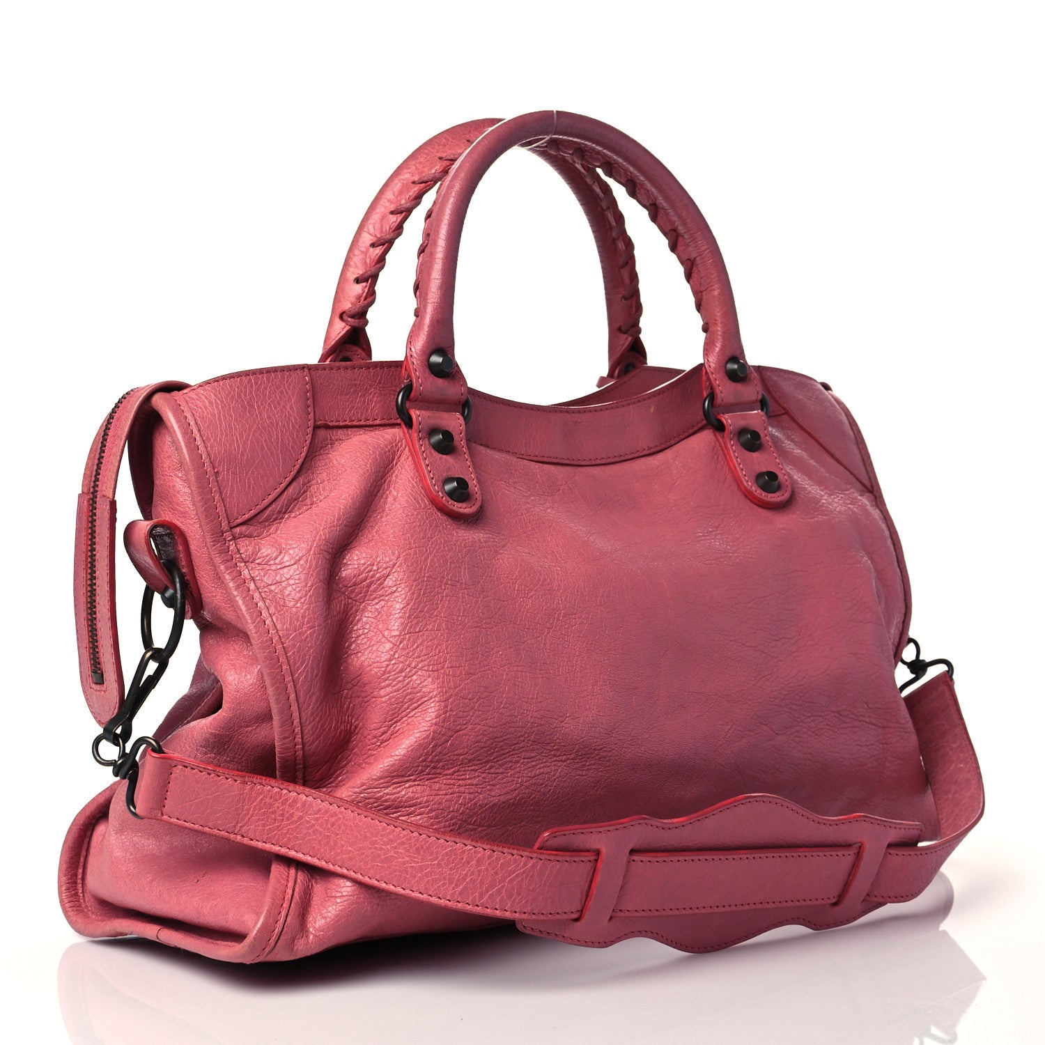 Balenciaga Agneau Classic Hardware City Rose Bombon Raspberry 3 of 12