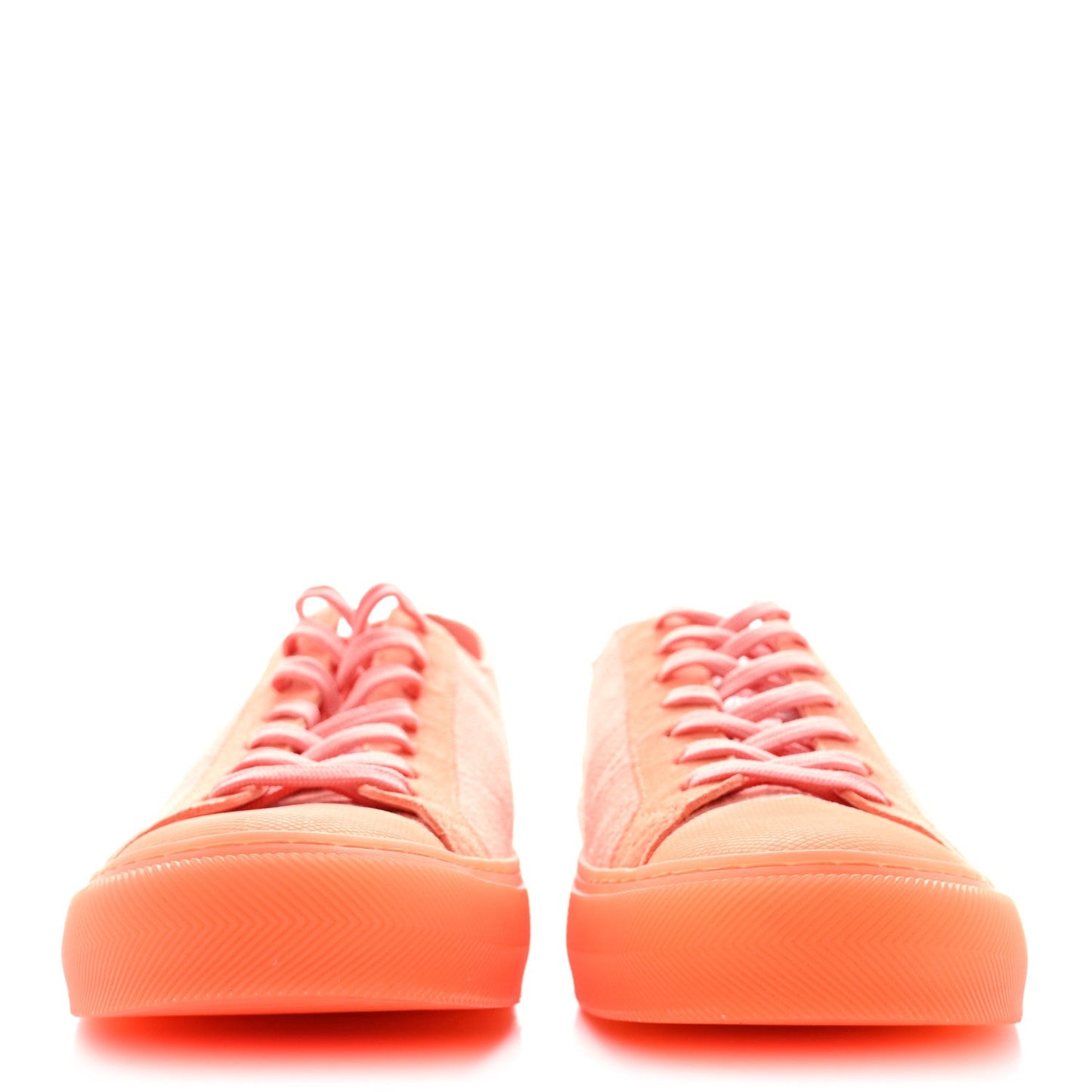 Canvas Monogram Mens Tattoo Sneakers Orange