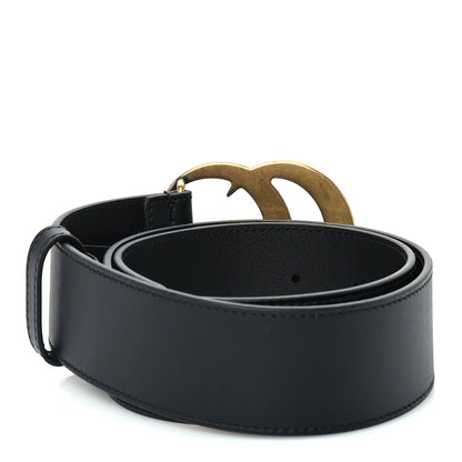 Gucci Calfskin Double G 40mm Belt 70 28 Black 2 of 5