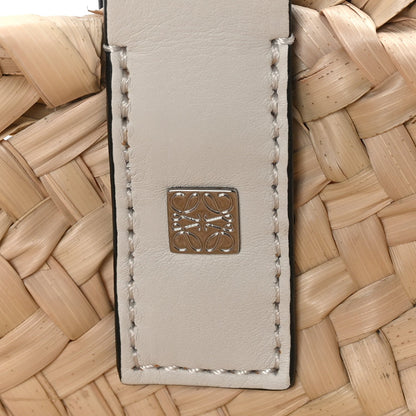 Loewe Raffia Mini Basket Tote Bag Natural White Natural white 6 of 9