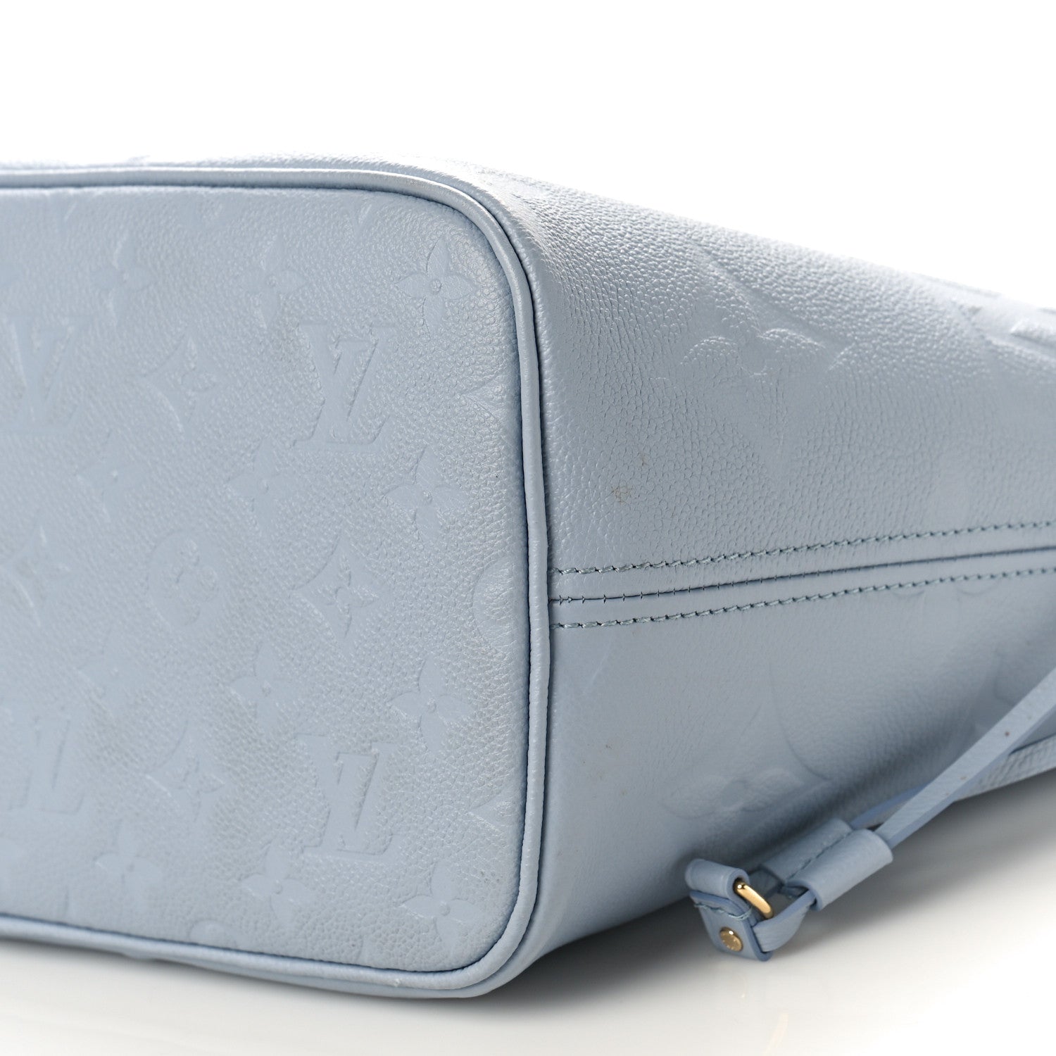 Louis Vuitton Empreinte Monogram Giant Neverfull MM Blue Hour 10 of 10