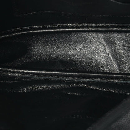 Saint Laurent Grain De Poudre Matelasse Monochrome Monogram Mini Lou Camera Bag Black 4 of 8
