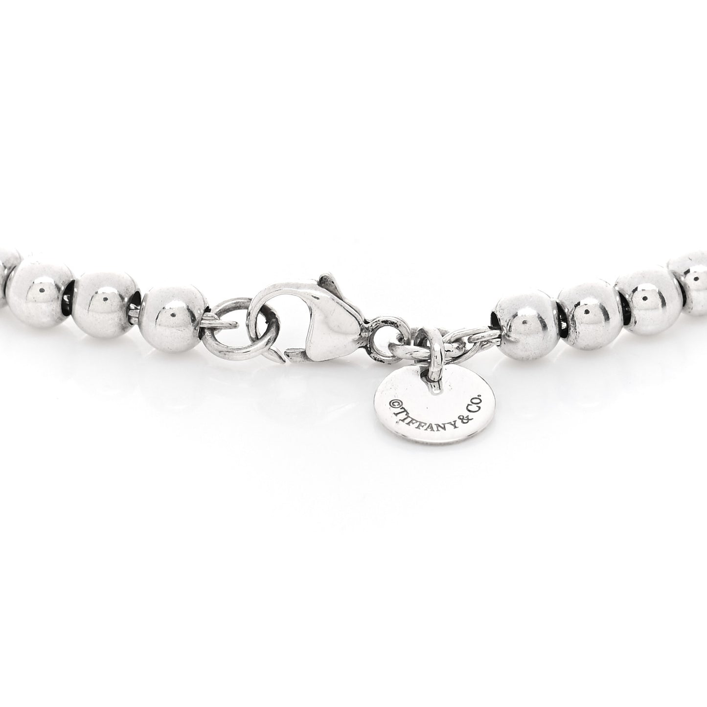 Sterling Silver 4mm Bow Bead Bracelet