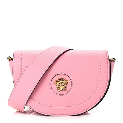 Versace Grained Calfskin La Medusa Small Shoulder Bag Pink 1 of 7