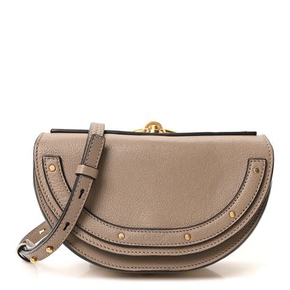 Chloe Calfskin Small Nile Bracelet Minaudiere Bag Motty Grey 1 of 10