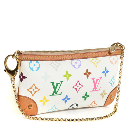 Louis Vuitton Monogram Multicolor Pochette Milla MM White 3 of 7