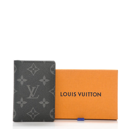 Louis Vuitton Monogram Eclipse Pocket Organizer Card Holder 7 of 7