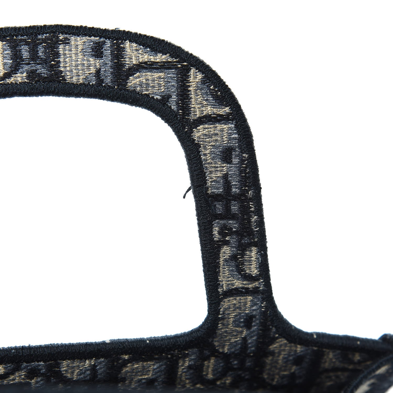 Christian Dior Oblique Mini Book Tote Blue Multicolor 8 of 9