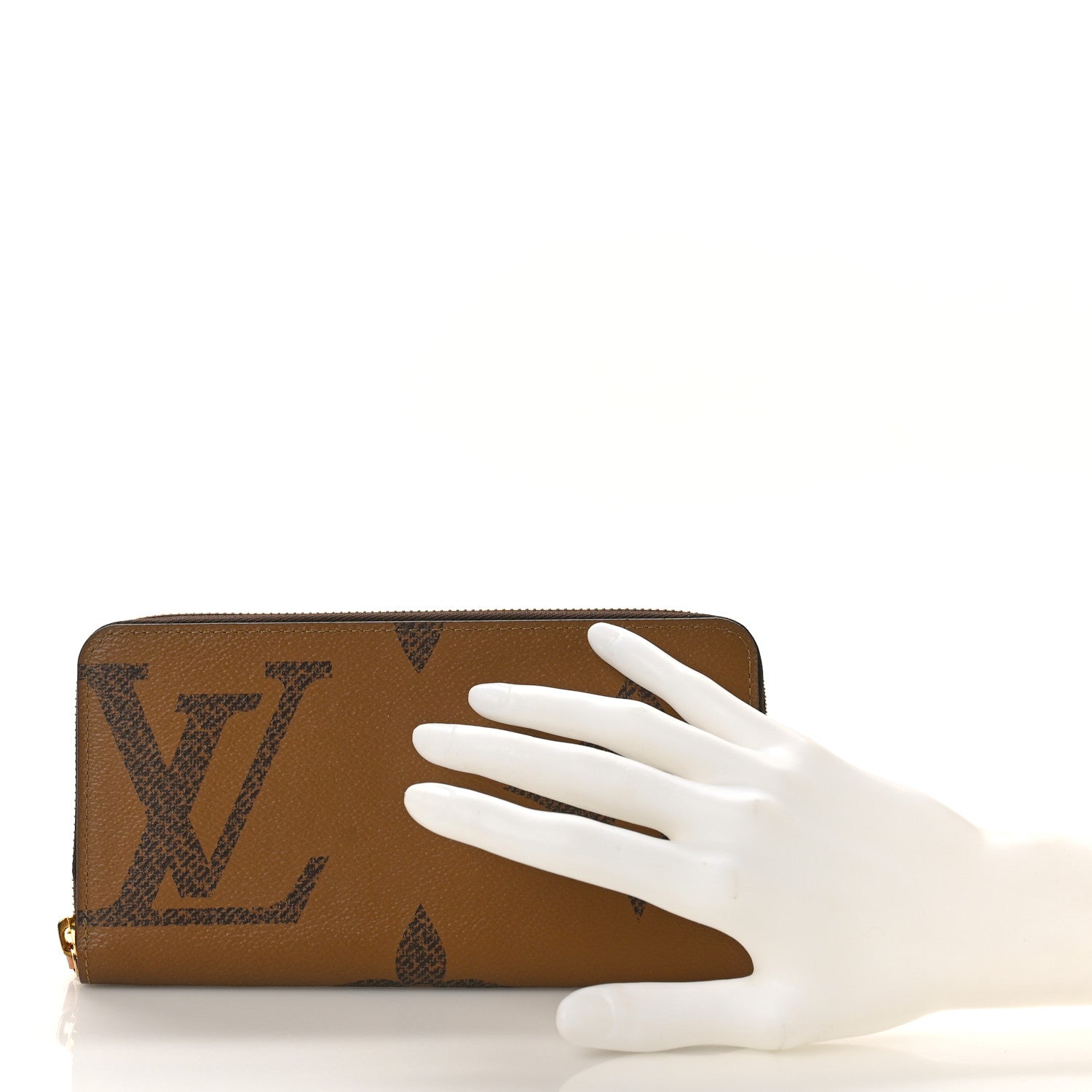 Louis Vuitton Reverse Monogram Giant Zippy Wallet 2 of 9