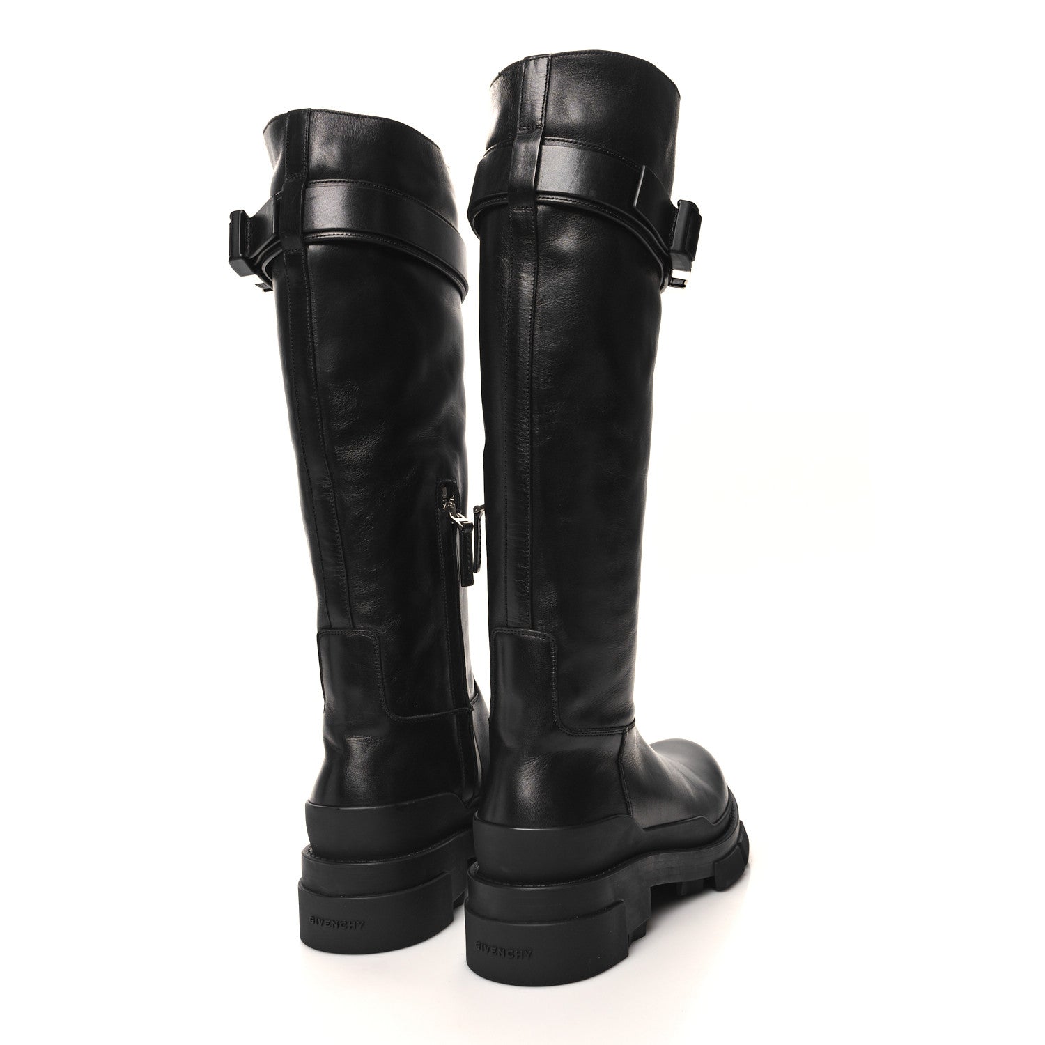 Givenchy Calfskin Terra High Boots 39 Black 4 of 8