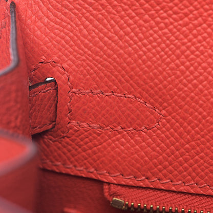 Hermes Epsom Kelly Sellier 25 Rose Jaipur 13 of 35